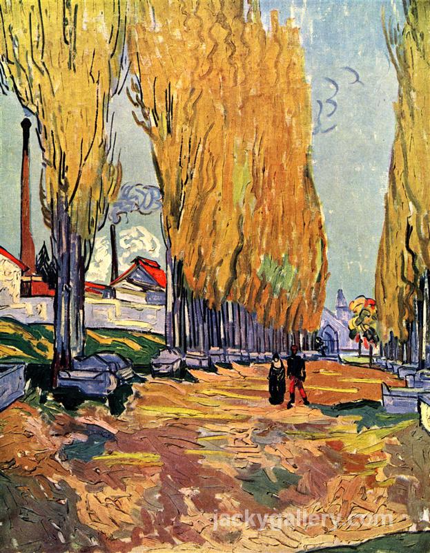 Les Alyscamps, Van Gogh painting